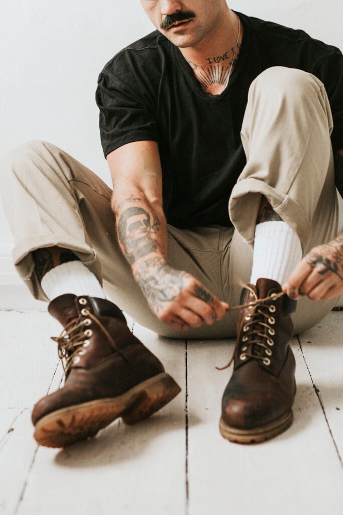 Mens Platform Boots