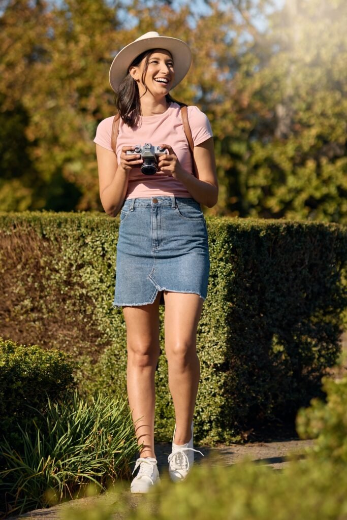 Vintage Denim Skirt
